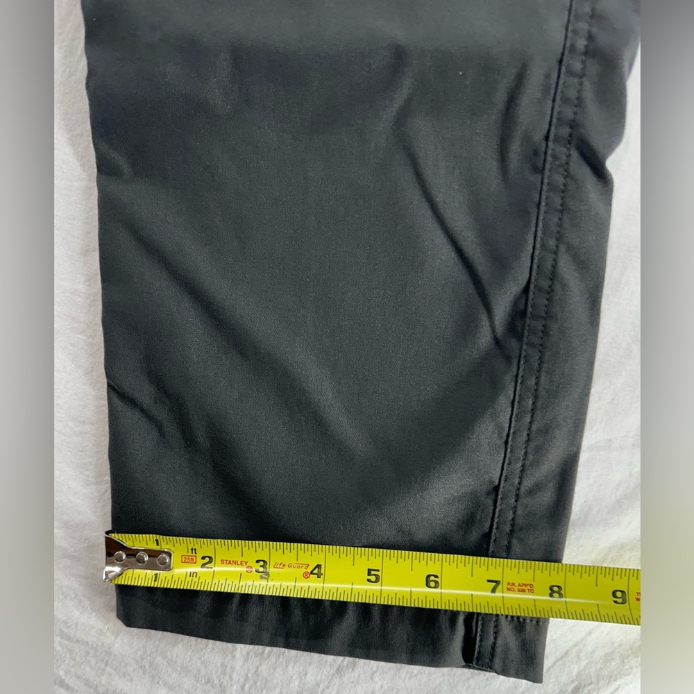 Prana Alameda Pants Gray Zip Fly Slim Fit Straight Hiking Trousers Mens 35x32 - Picture 9 of 13
